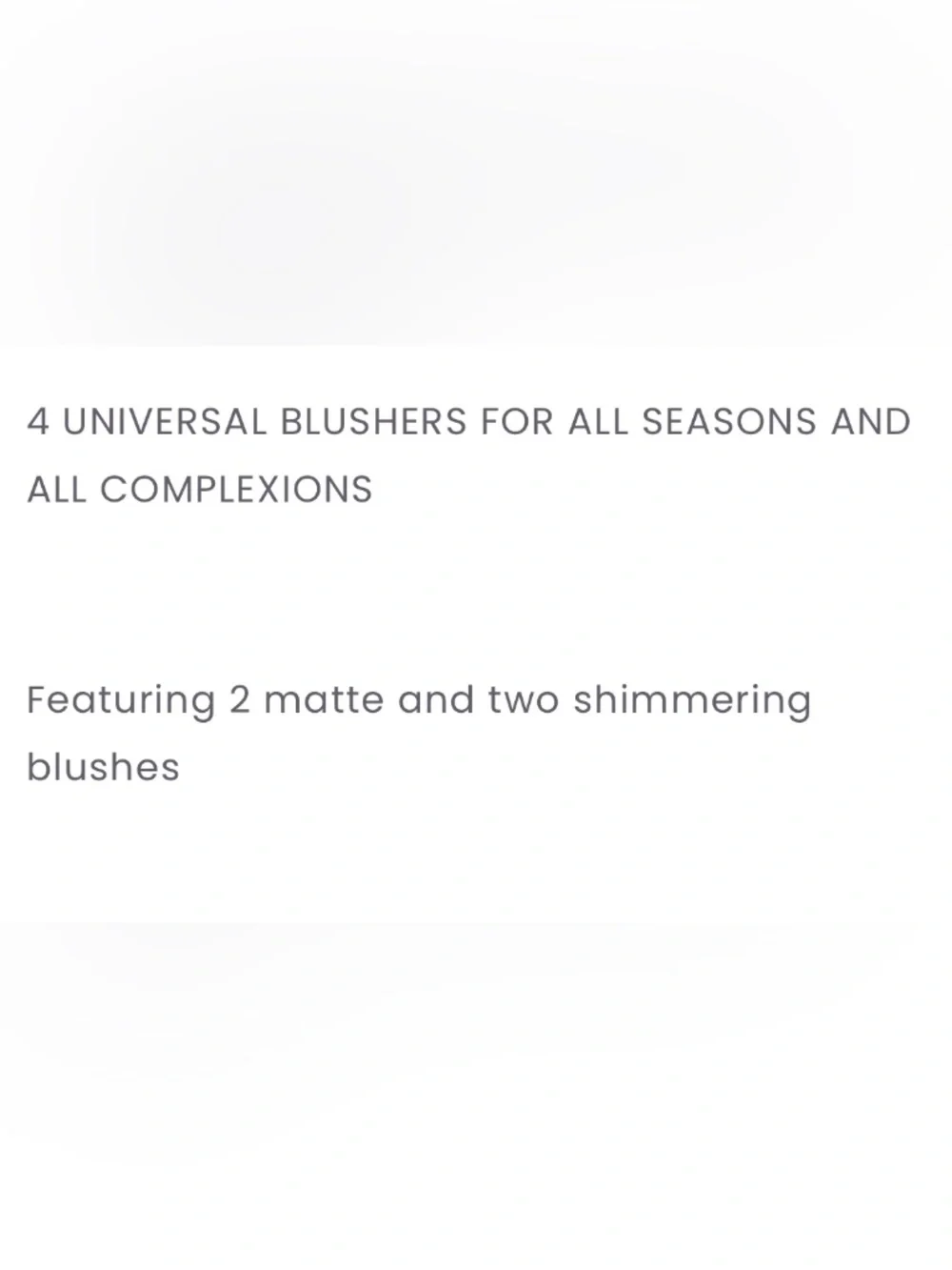 MOONSLICE BEAUTY Blushing Moon 4 Shade Blush Palette NEW